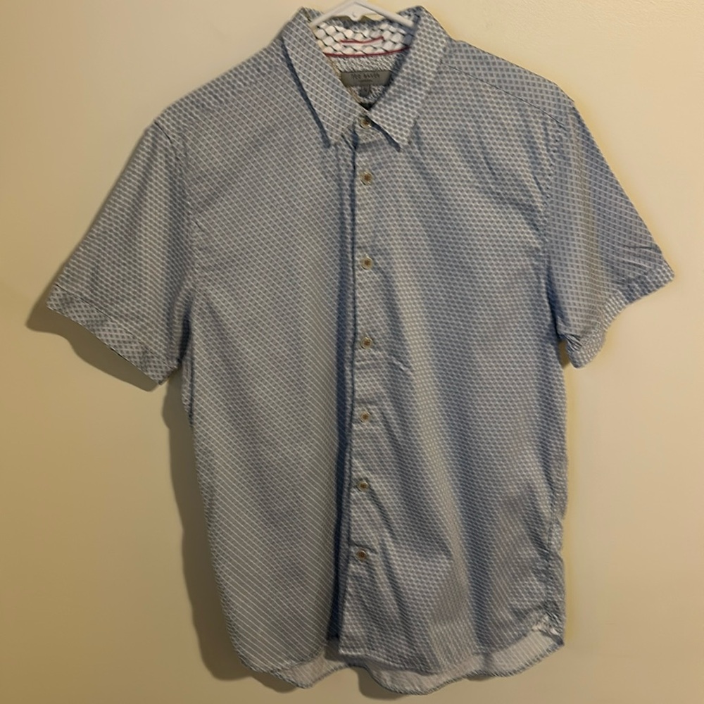 TED BAKER London 100% Cotton Polo Shirt Size 4